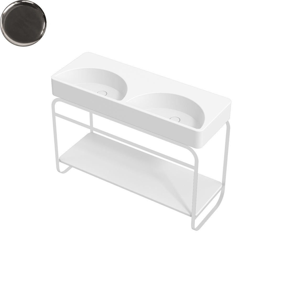 LUNARIS 121 BASIN STAND CERAMIC SHELF 1200X450X750MM