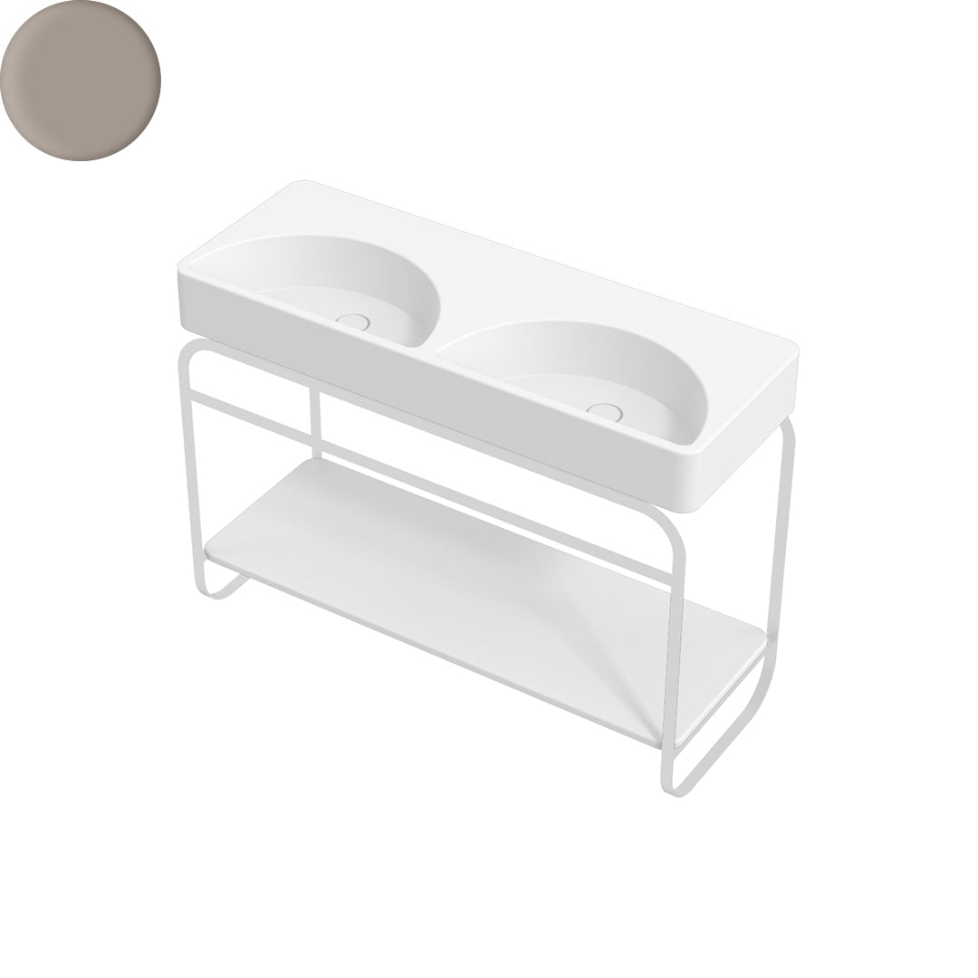 LUNARIS 121 BASIN STAND CERAMIC SHELF 1200X450X750MM