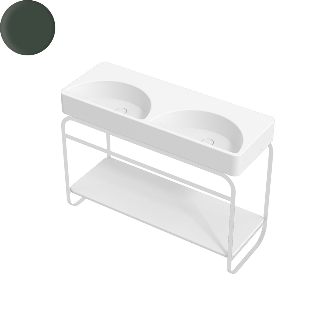 LUNARIS 121 BASIN STAND CERAMIC SHELF 1200X450X750MM