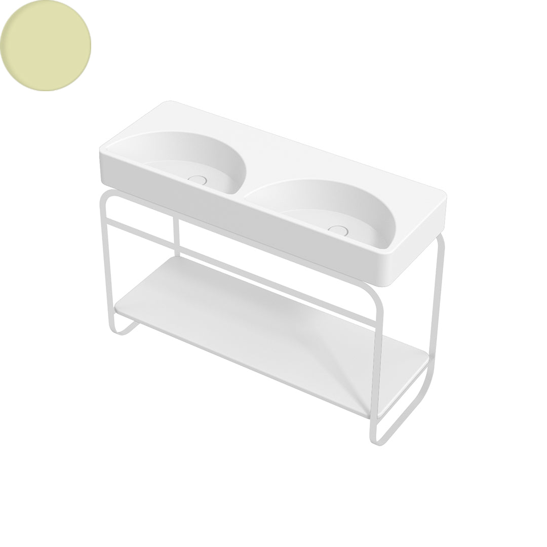 LUNARIS 121 BASIN STAND CERAMIC SHELF 1200X450X750MM