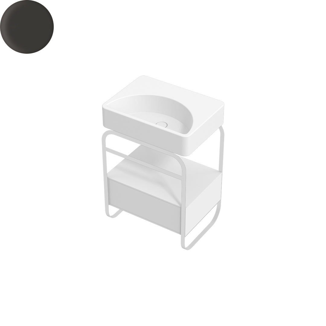 LUNARIS 61 BASIN STAND 1 DRAWER 600X450X750MM