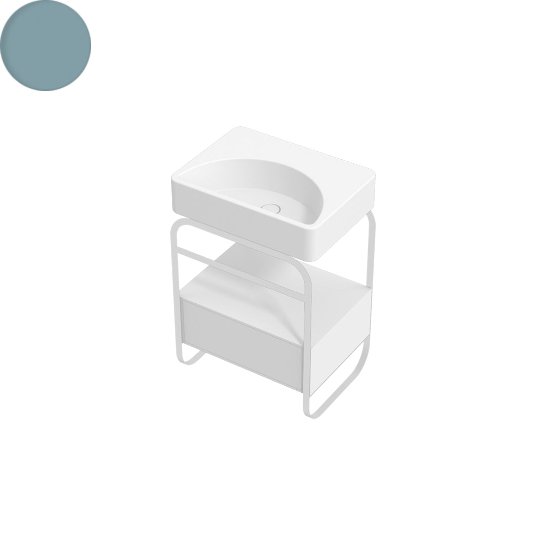 LUNARIS 61 BASIN STAND 1 DRAWER 600X450X750MM