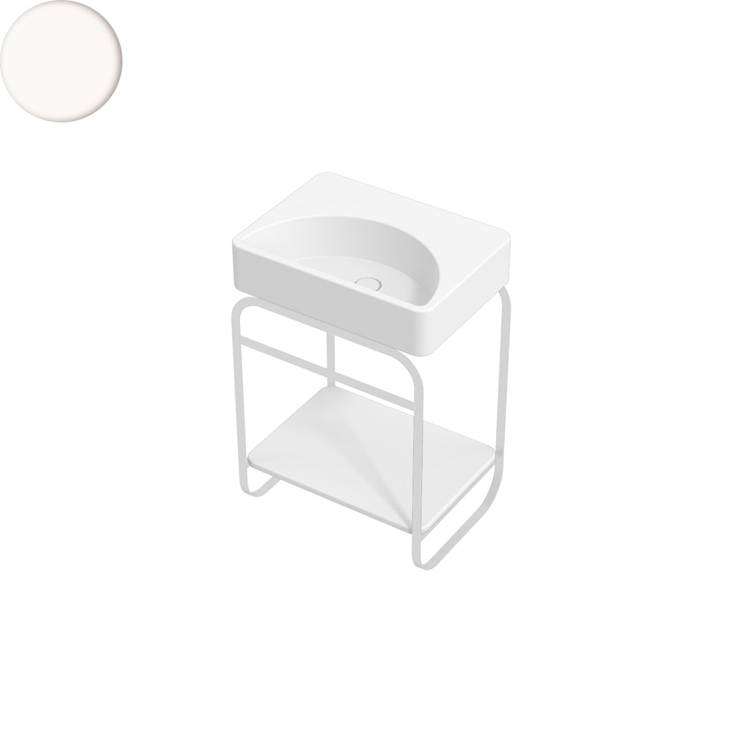 LUNARIS 61 BASIN STAND CERAMIC SHELF 600X450X750MM