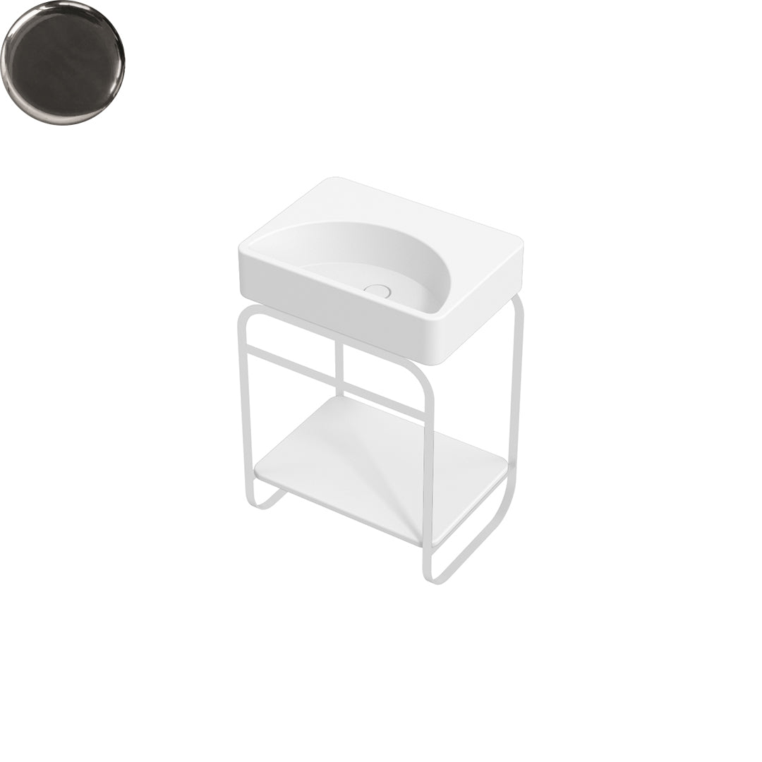 LUNARIS 61 BASIN STAND CERAMIC SHELF 600X450X750MM