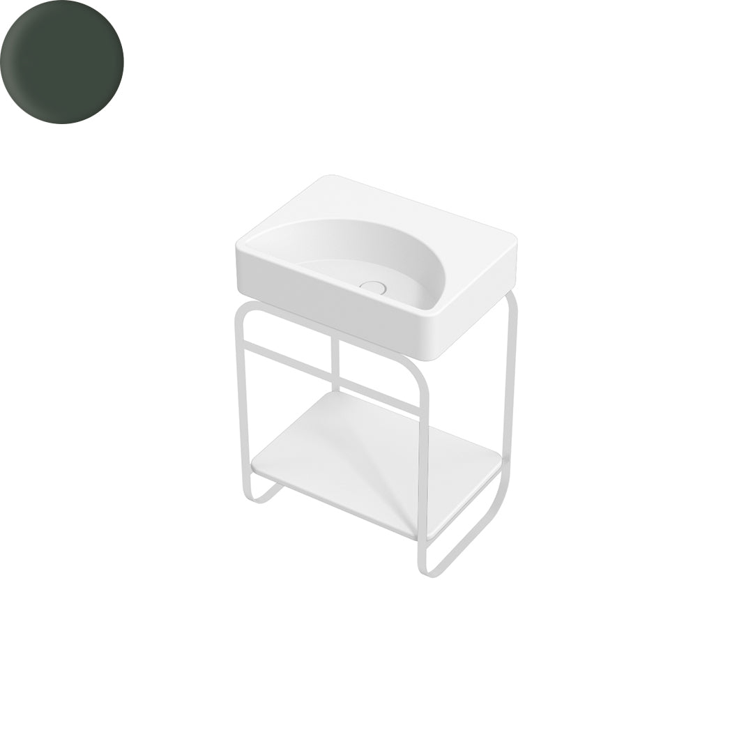 LUNARIS 61 BASIN STAND CERAMIC SHELF 600X450X750MM