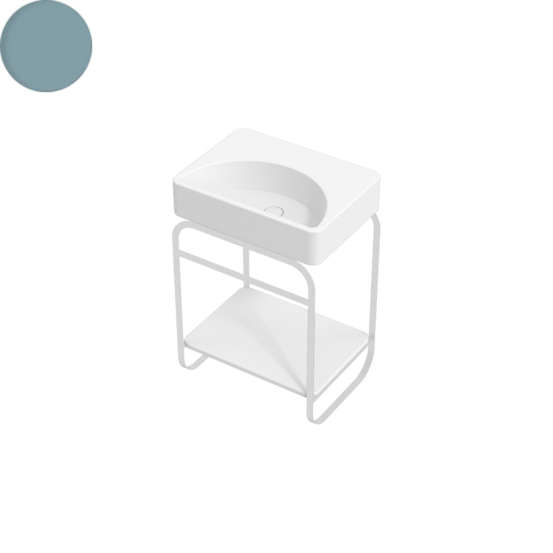 LUNARIS 61 BASIN STAND CERAMIC SHELF 600X450X750MM