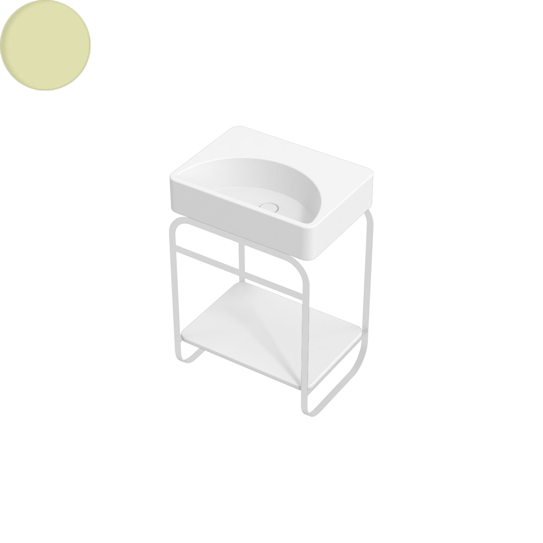 LUNARIS 61 BASIN STAND CERAMIC SHELF 600X450X750MM