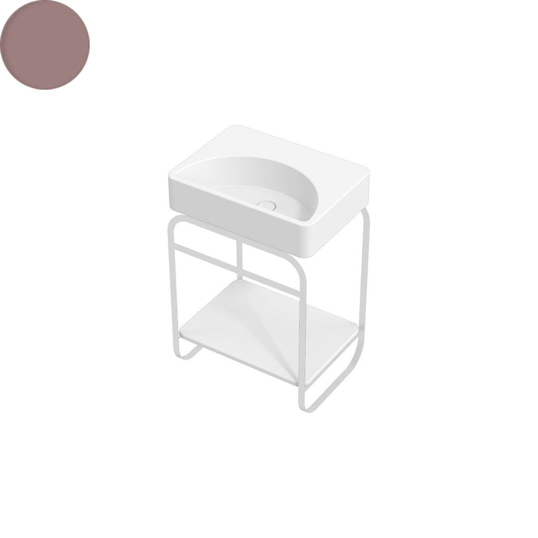 LUNARIS 61 BASIN STAND CERAMIC SHELF 600X450X750MM
