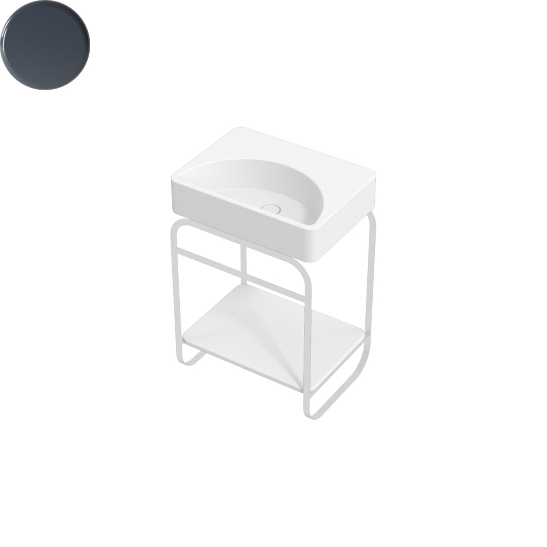 LUNARIS 61 BASIN STAND CERAMIC SHELF 600X450X750MM