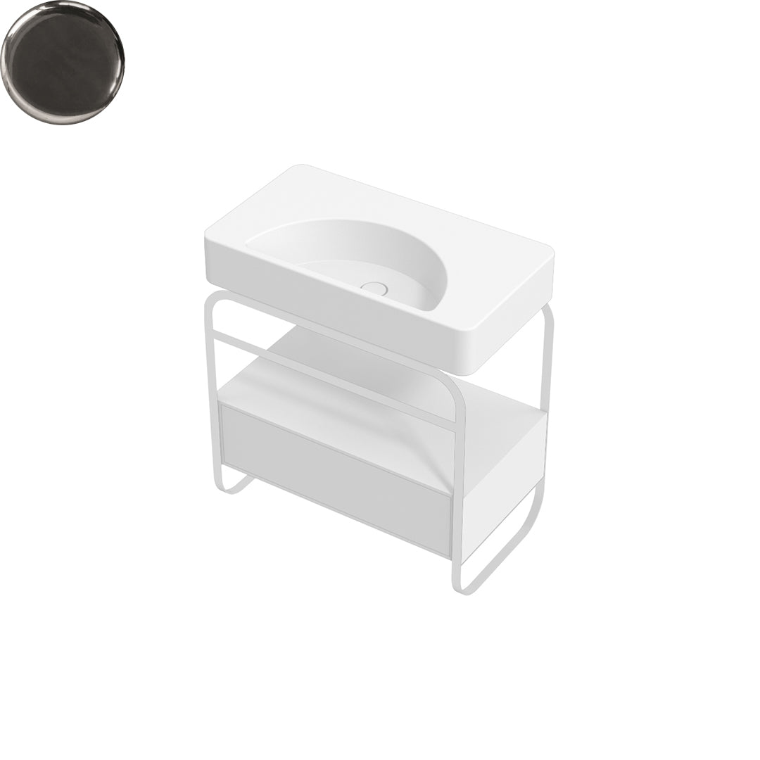 LUNARIS 81 BASIN STAND 1 DRAWER 800X450X750MM