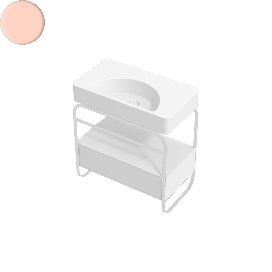 LUNARIS 81 BASIN STAND 1 DRAWER 800X450X750MM