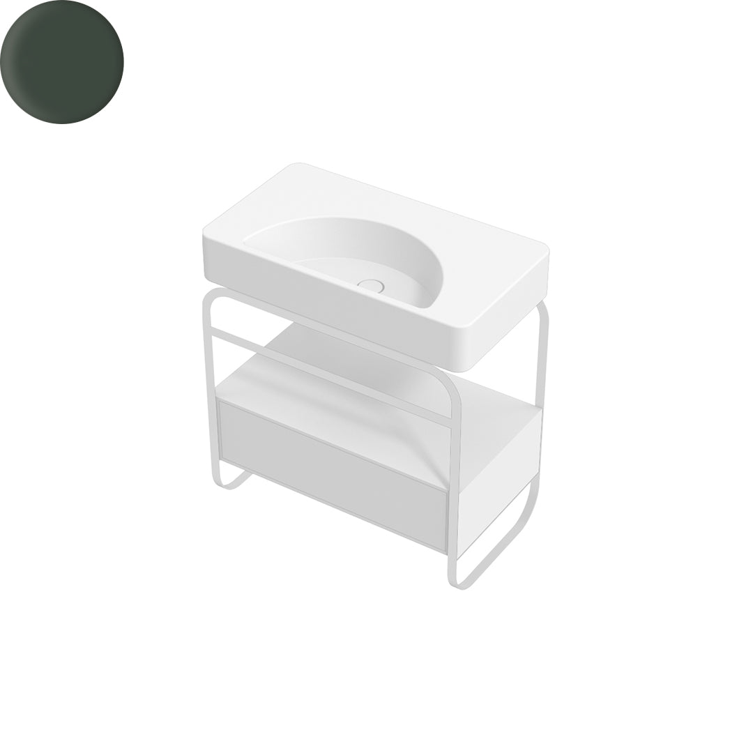 LUNARIS 81 BASIN STAND 1 DRAWER 800X450X750MM