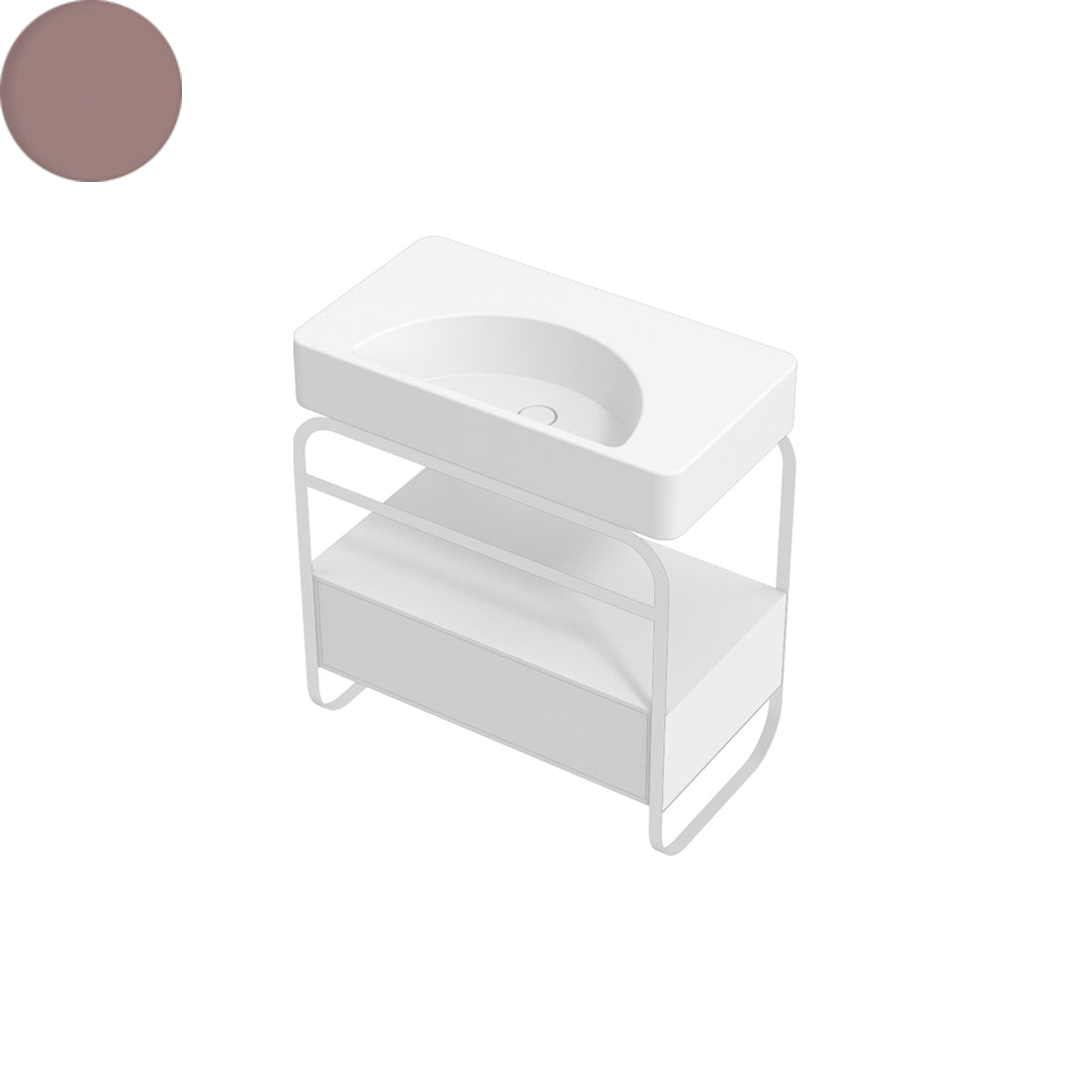 LUNARIS 81 BASIN STAND 1 DRAWER 800X450X750MM
