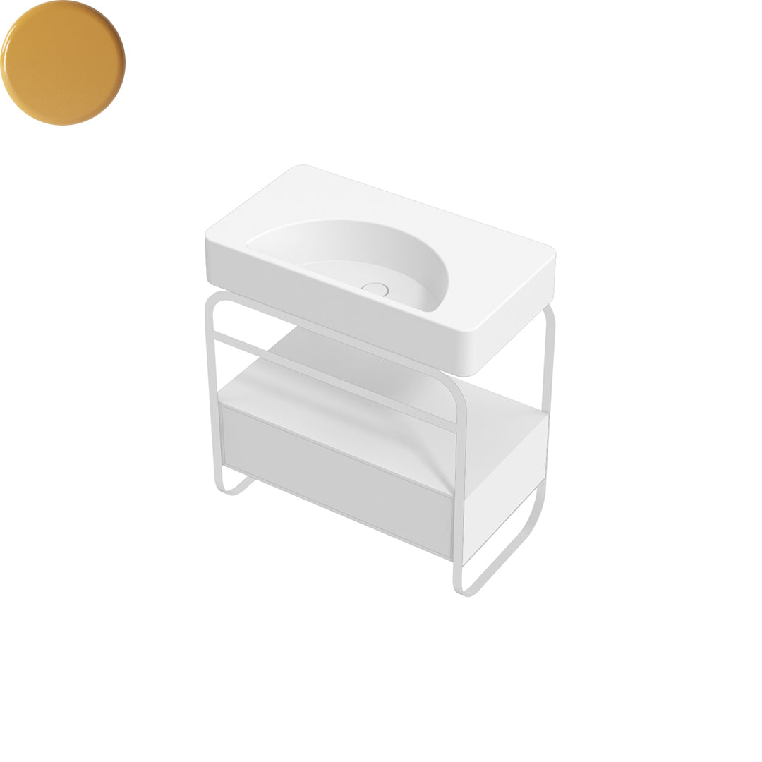 LUNARIS 81 BASIN STAND 1 DRAWER 800X450X750MM