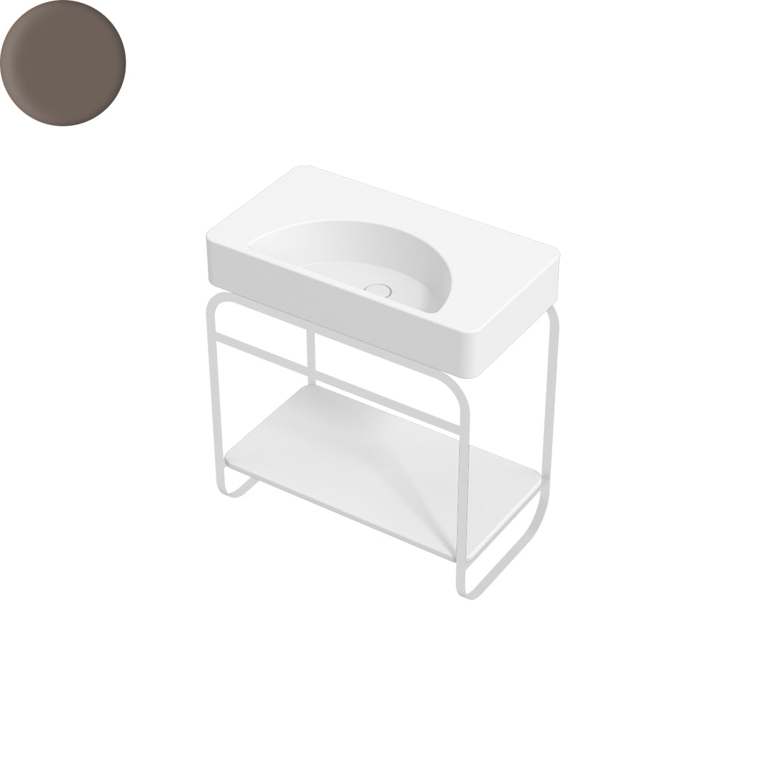 LUNARIS 81 BASIN STAND CERAMIC SHELF 800X450X750MM