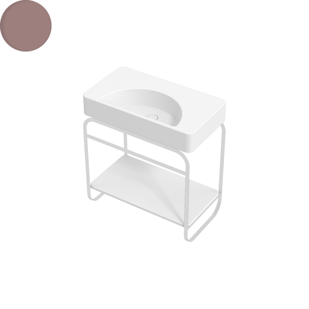LUNARIS 81 BASIN STAND CERAMIC SHELF 800X450X750MM