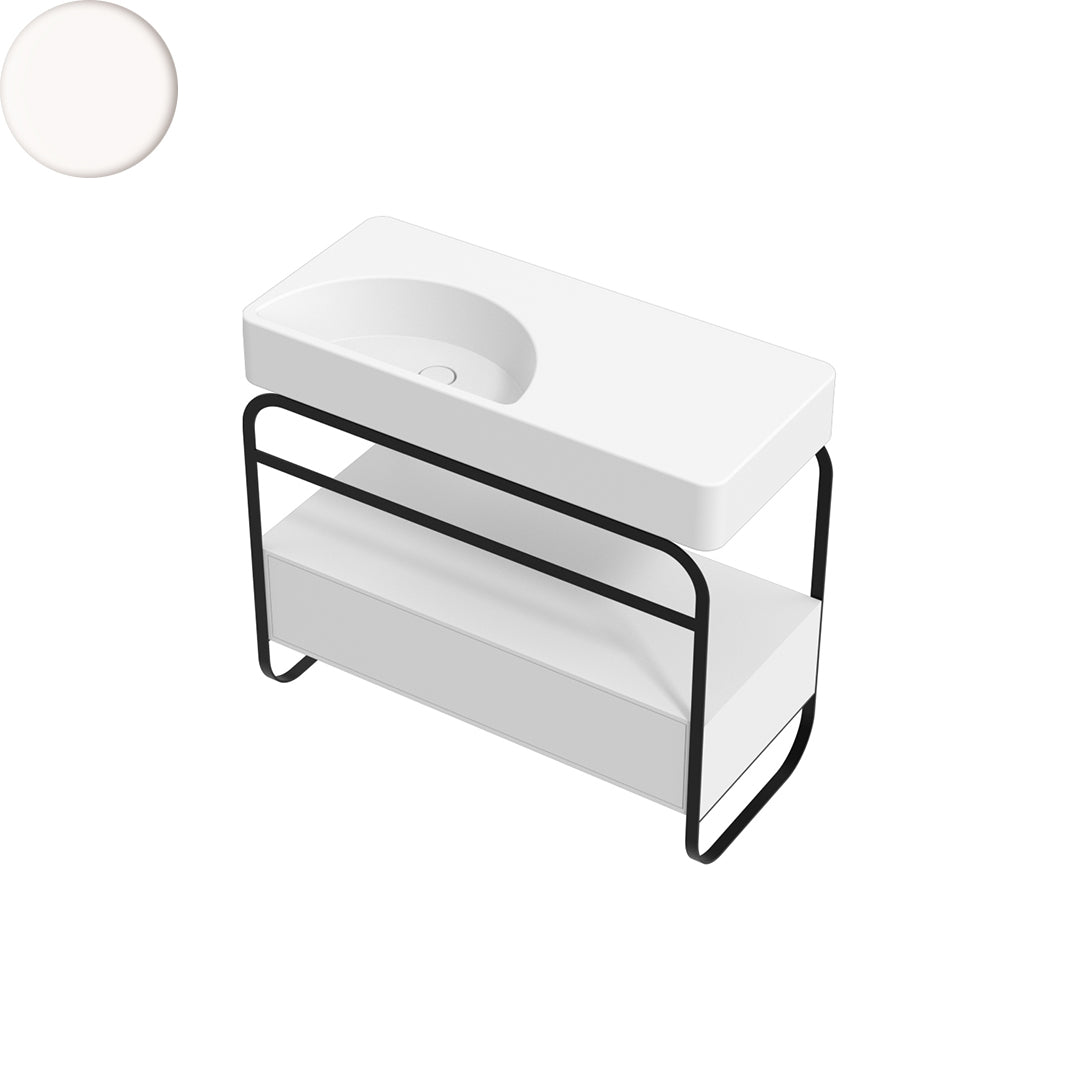 LUNARIS 101 BASIN STAND 1 DRAWER 1000X450X750MM