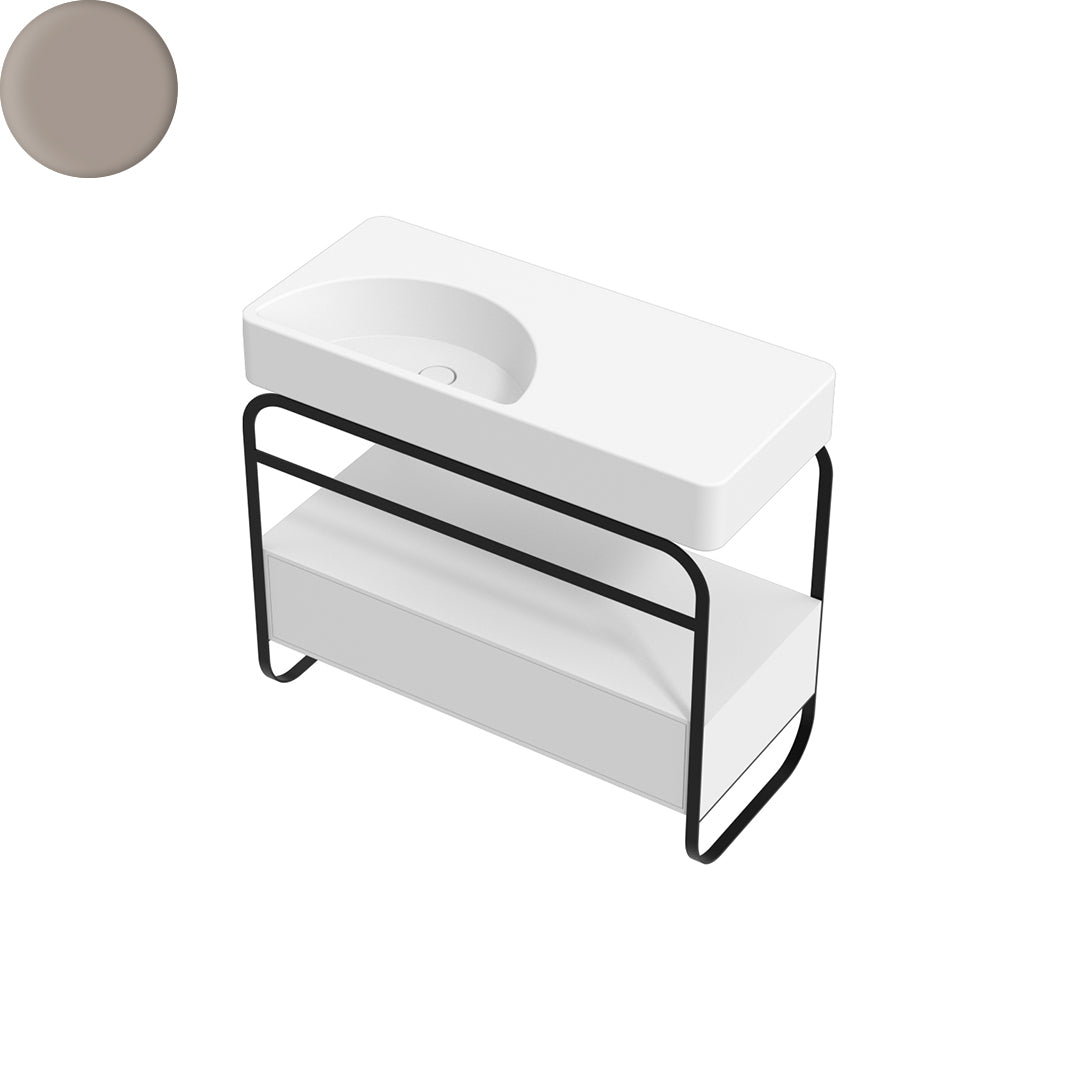 LUNARIS 101 BASIN STAND 1 DRAWER 1000X450X750MM