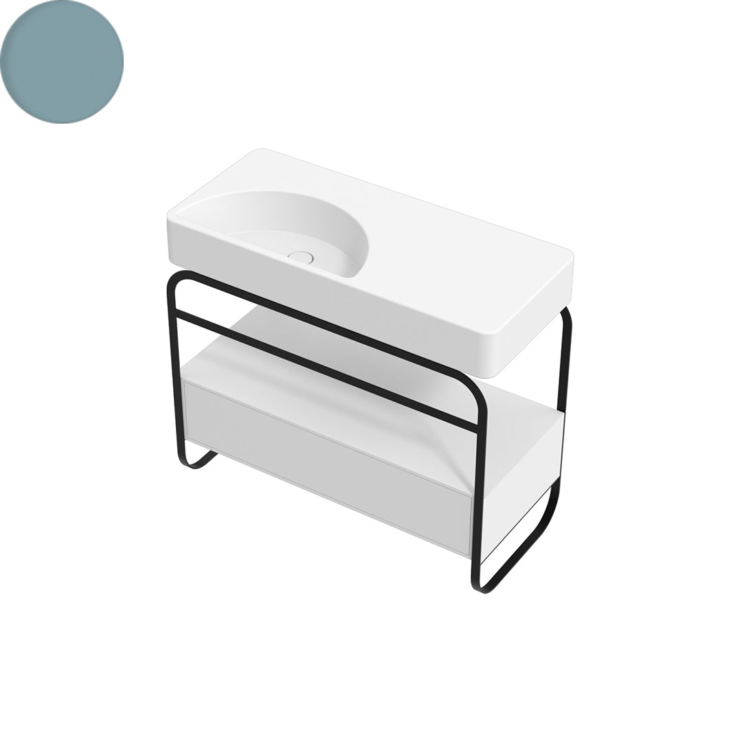 LUNARIS 101 BASIN STAND 1 DRAWER 1000X450X750MM