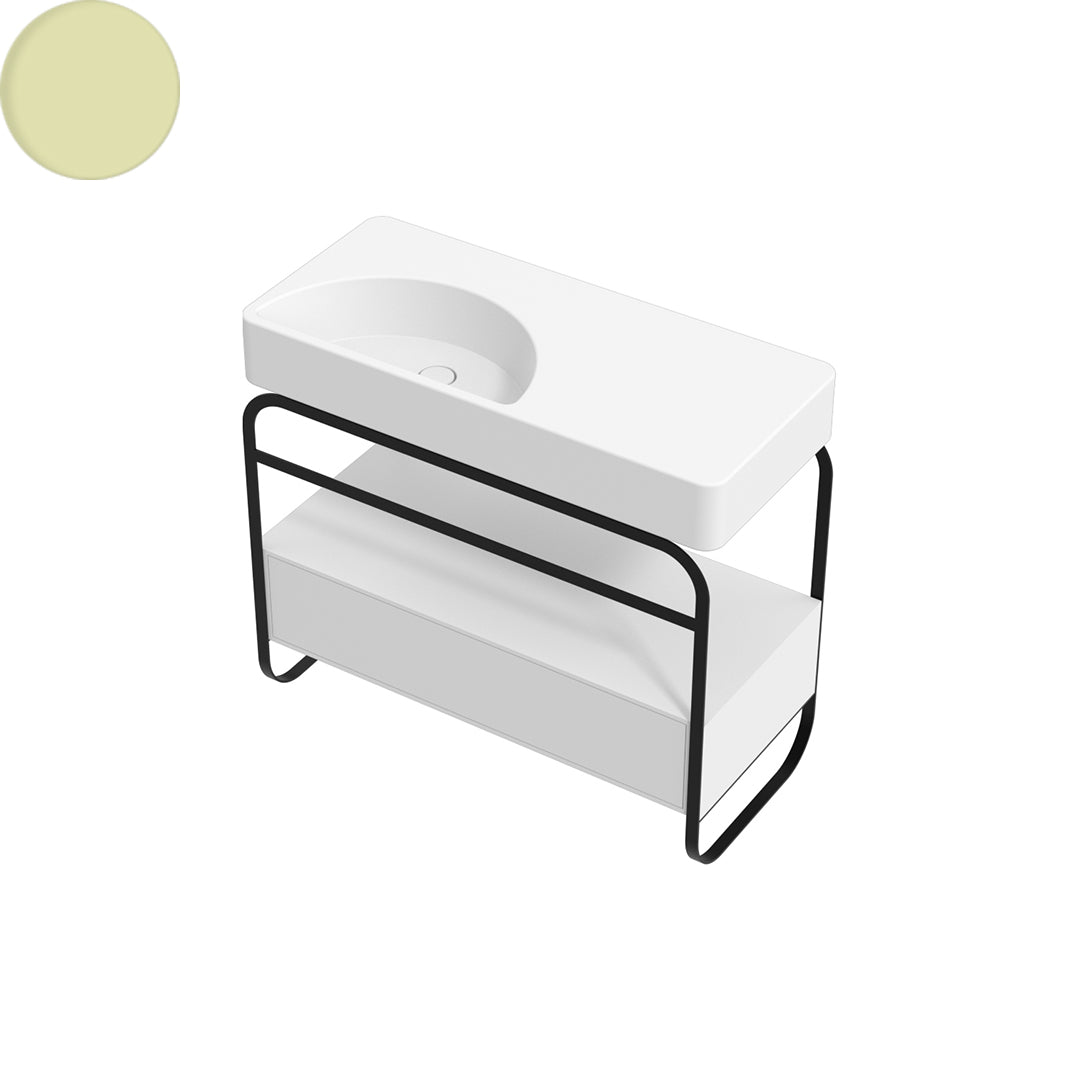 LUNARIS 101 BASIN STAND 1 DRAWER 1000X450X750MM