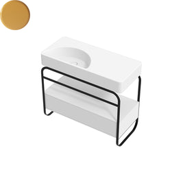 LUNARIS 101 BASIN STAND 1 DRAWER 1000X450X750MM