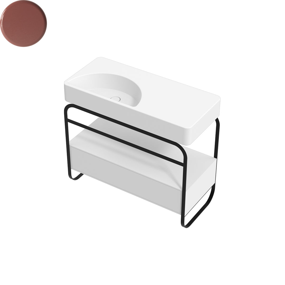 LUNARIS 101 BASIN STAND 1 DRAWER 1000X450X750MM