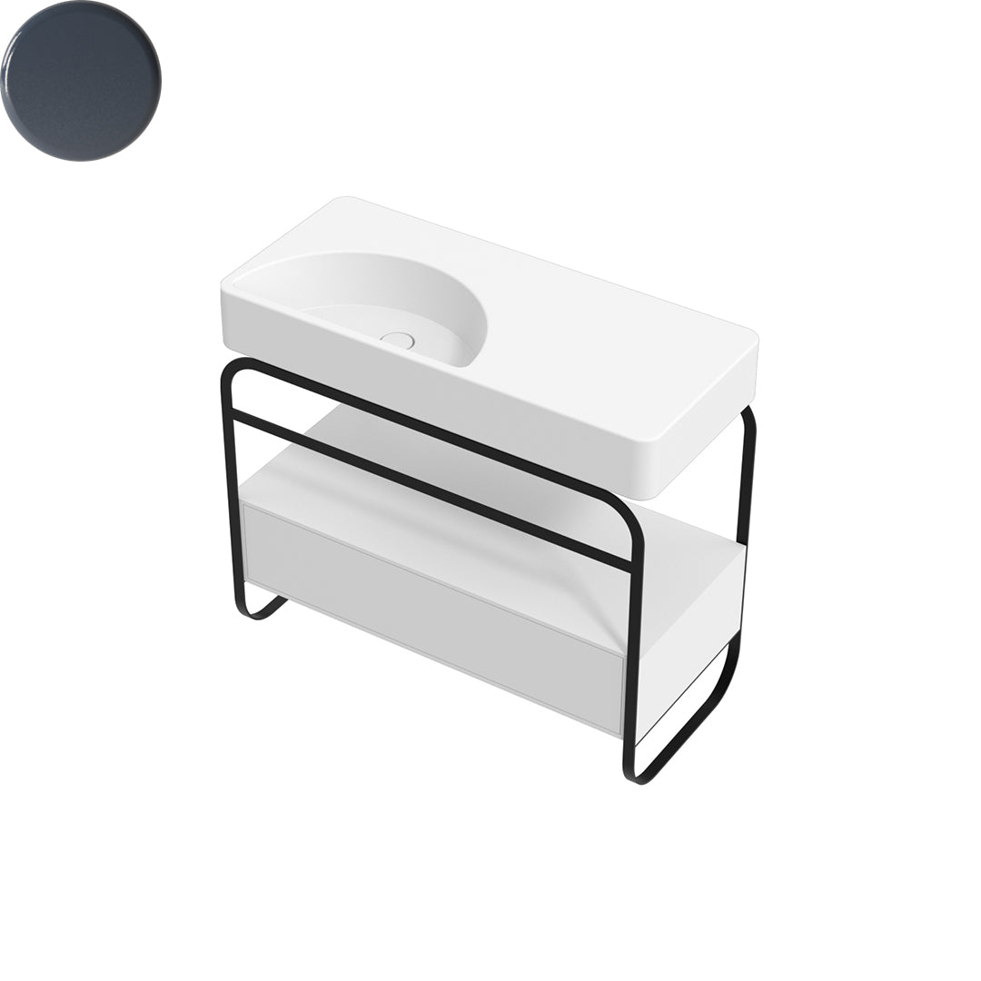 LUNARIS 101 BASIN STAND 1 DRAWER 1000X450X750MM