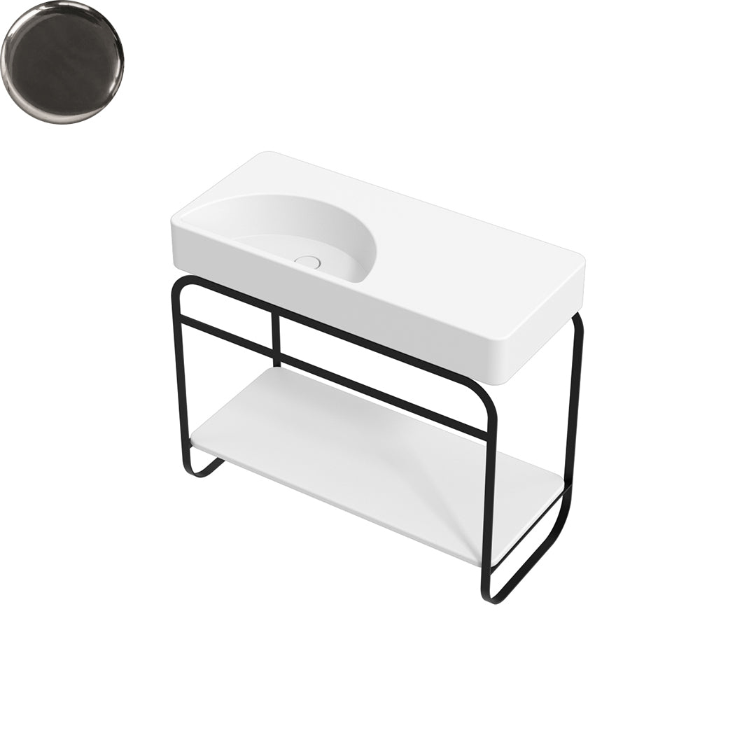 LUNARIS 101 BASIN STAND CERAMIC SHELF 1000X450X750MM