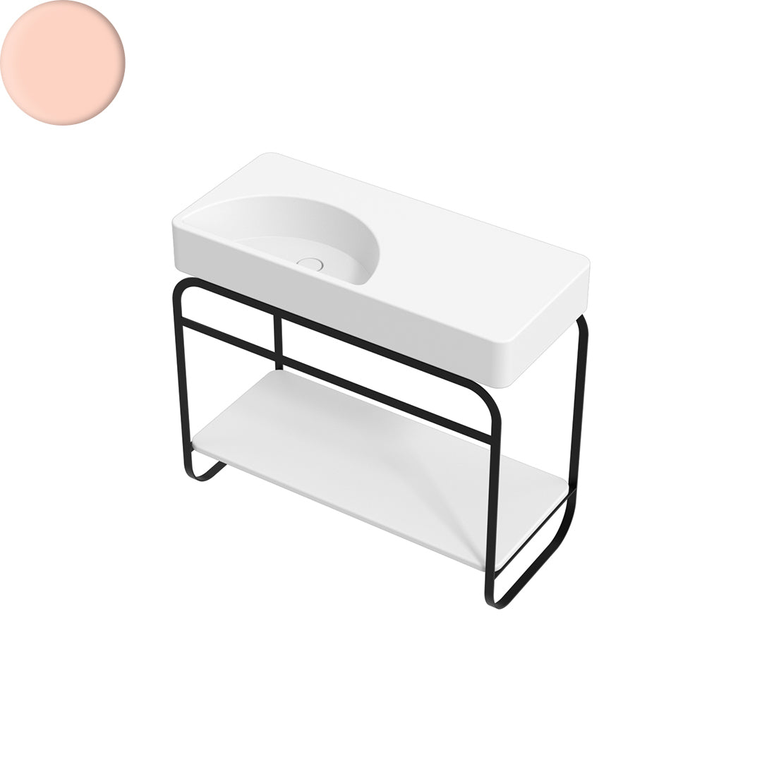LUNARIS 101 BASIN STAND CERAMIC SHELF 1000X450X750MM