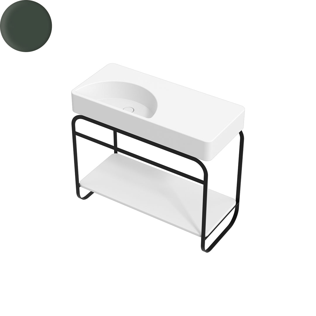 LUNARIS 101 BASIN STAND CERAMIC SHELF 1000X450X750MM