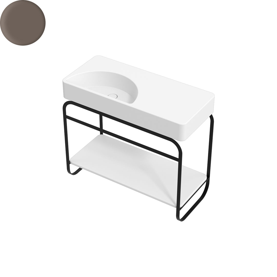 LUNARIS 101 BASIN STAND CERAMIC SHELF 1000X450X750MM
