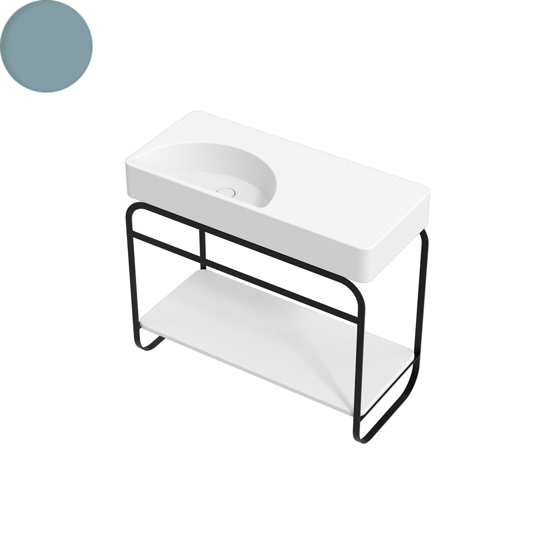 LUNARIS 101 BASIN STAND CERAMIC SHELF 1000X450X750MM
