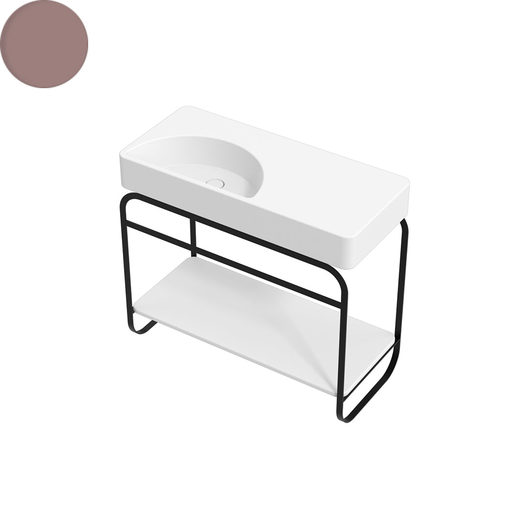 LUNARIS 101 BASIN STAND CERAMIC SHELF 1000X450X750MM