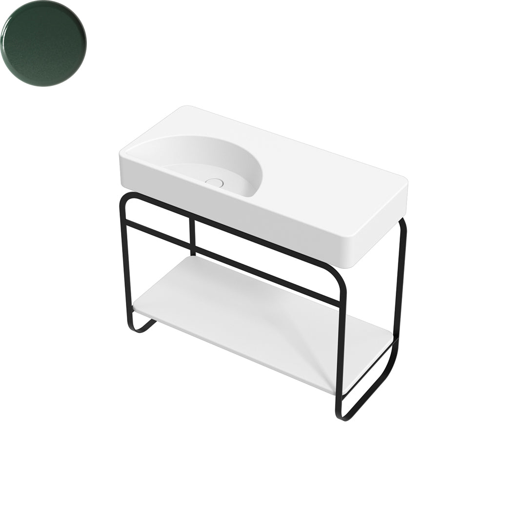 LUNARIS 101 BASIN STAND CERAMIC SHELF 1000X450X750MM