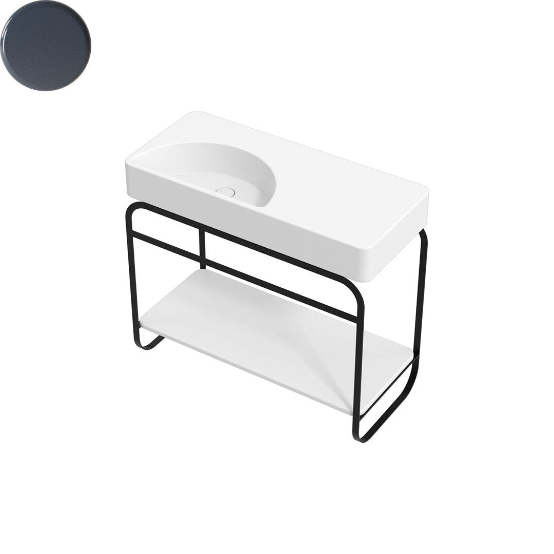 LUNARIS 101 BASIN STAND CERAMIC SHELF 1000X450X750MM