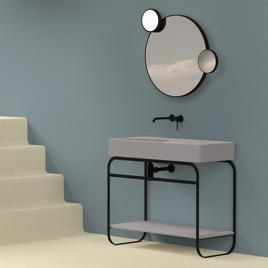 LUNARIS 101 BASIN STAND CERAMIC SHELF 1000X450X750MM