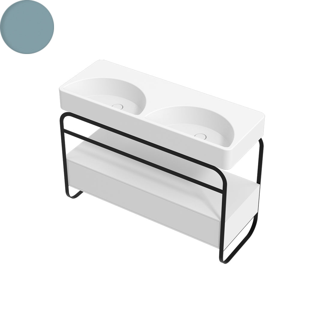 LUNARIS 121 BASIN STAND 1 DRAWER 1200X450X750MM