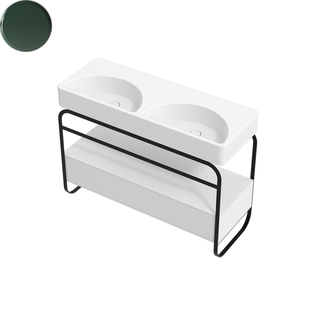 LUNARIS 121 BASIN STAND 1 DRAWER 1200X450X750MM