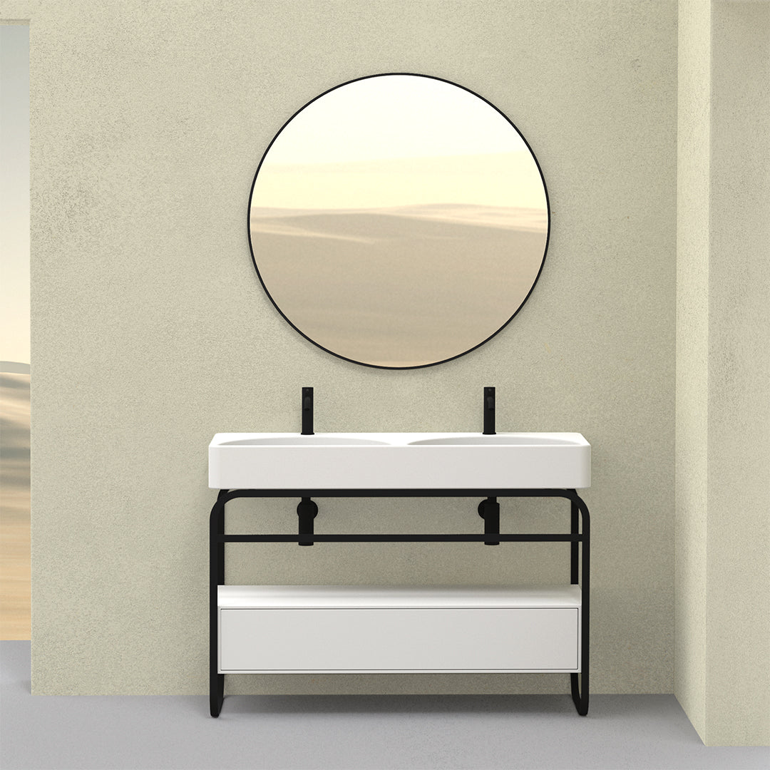 LUNARIS 121 BASIN STAND 1 DRAWER 1200X450X750MM