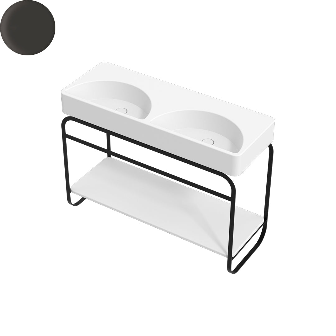 LUNARIS 121 BASIN STAND CERAMIC SHELF 1200X450X750MM