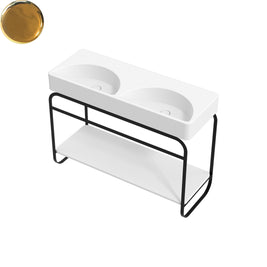 LUNARIS 121 BASIN STAND CERAMIC SHELF 1200X450X750MM