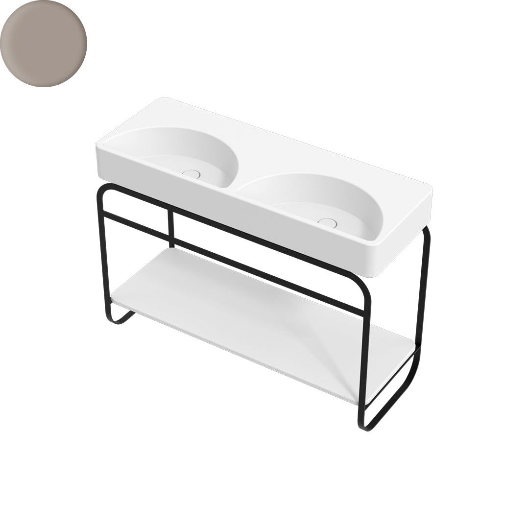 LUNARIS 121 BASIN STAND CERAMIC SHELF 1200X450X750MM