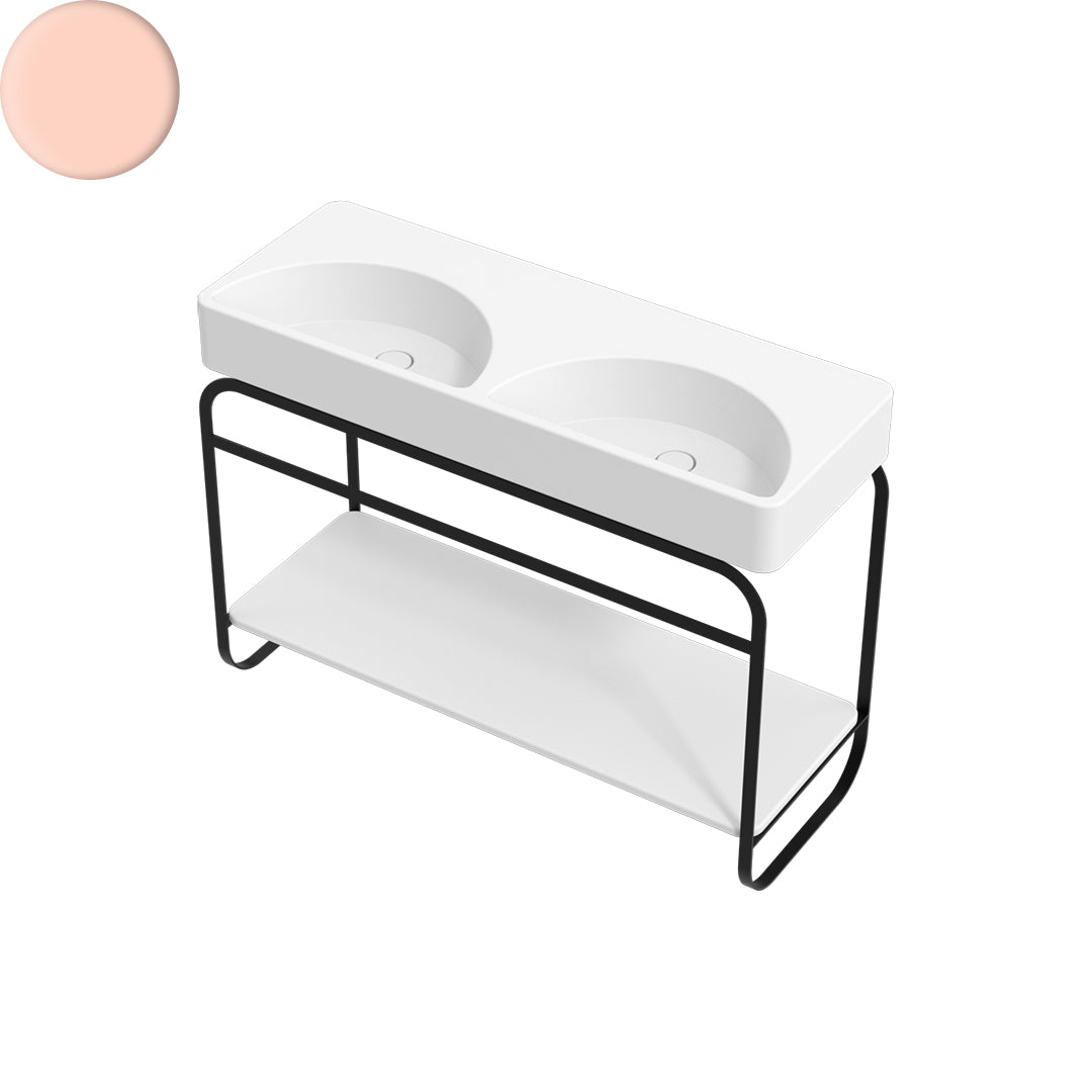 LUNARIS 121 BASIN STAND CERAMIC SHELF 1200X450X750MM