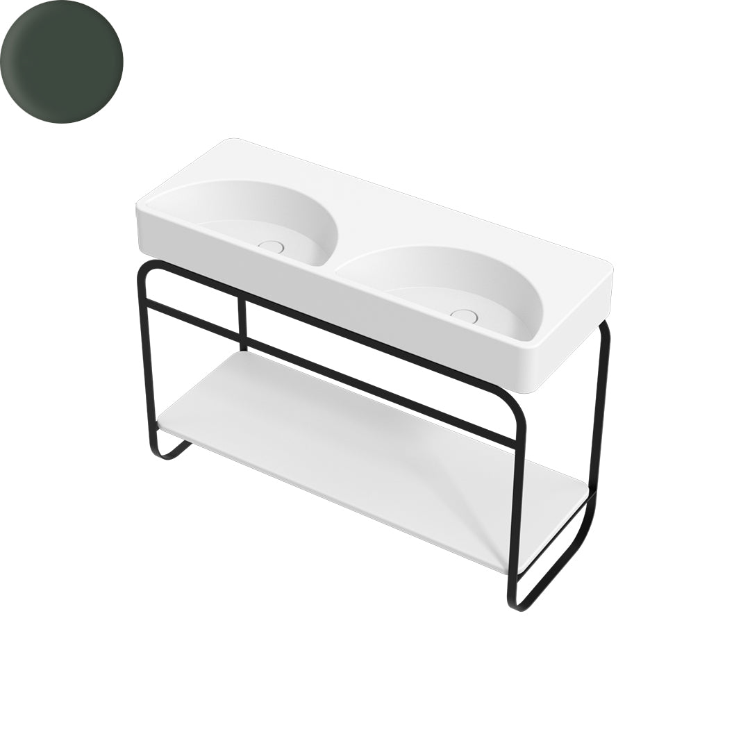 LUNARIS 121 BASIN STAND CERAMIC SHELF 1200X450X750MM