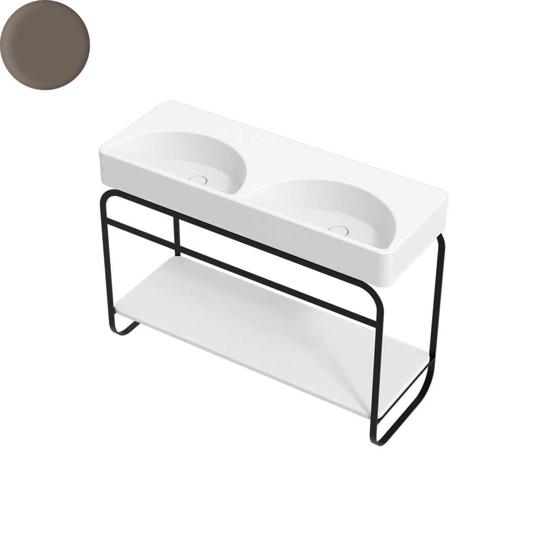 LUNARIS 121 BASIN STAND CERAMIC SHELF 1200X450X750MM
