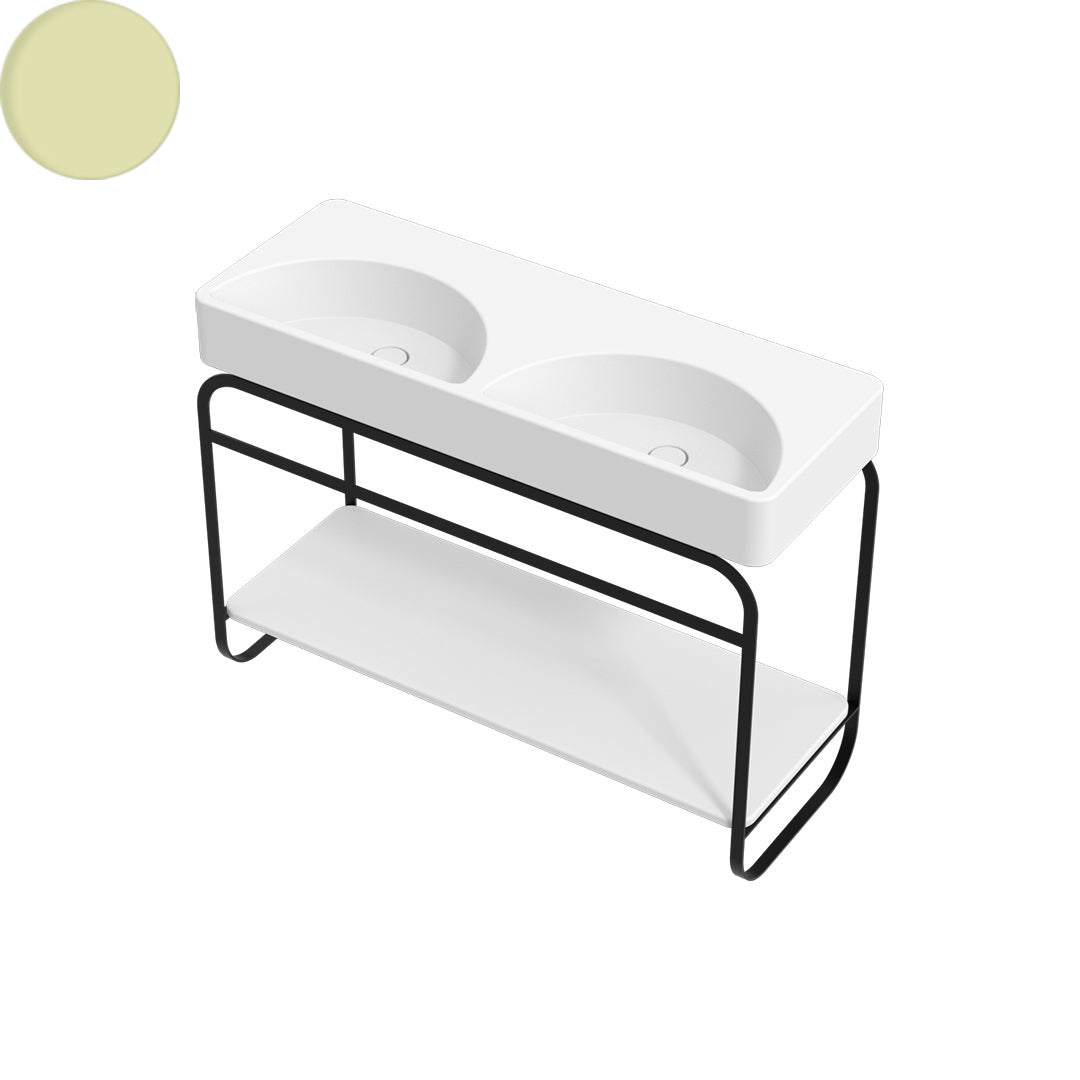 LUNARIS 121 BASIN STAND CERAMIC SHELF 1200X450X750MM