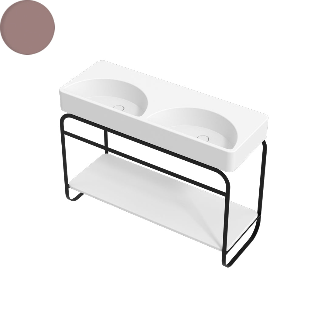LUNARIS 121 BASIN STAND CERAMIC SHELF 1200X450X750MM