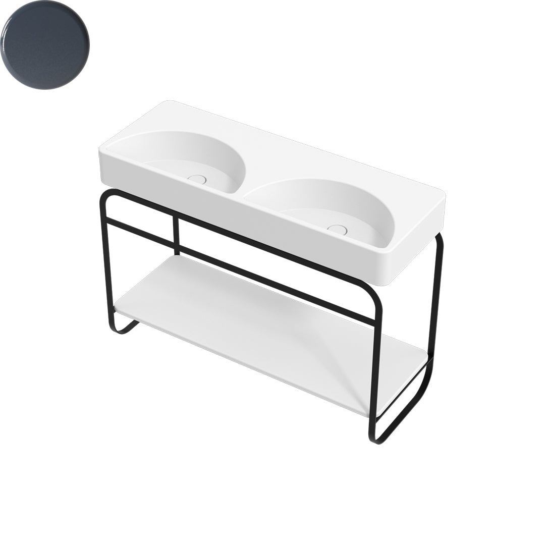 LUNARIS 121 BASIN STAND CERAMIC SHELF 1200X450X750MM