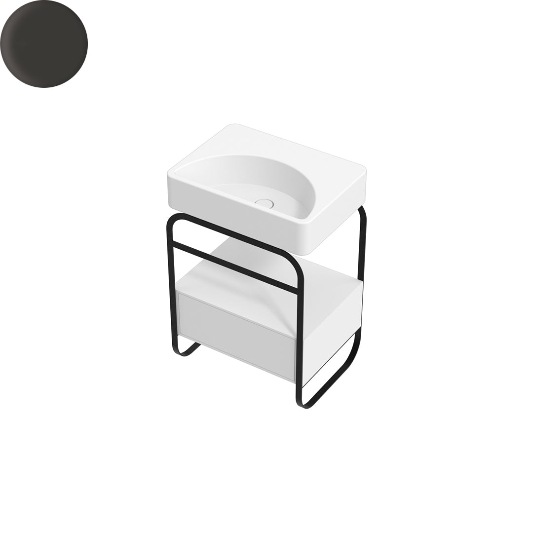 LUNARIS 61 BASIN STAND 1 DRAWER 600X450X750MM