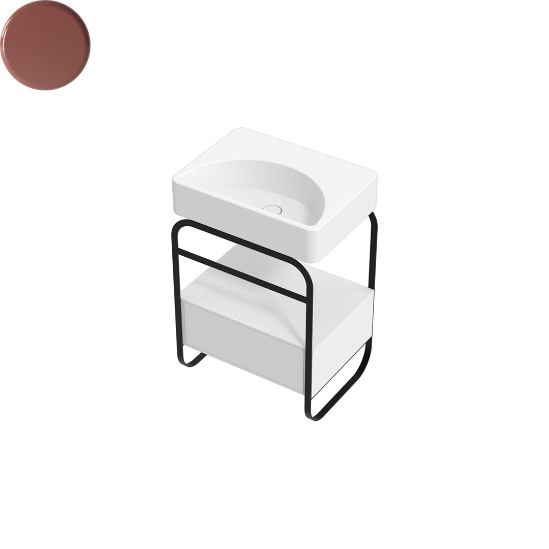 LUNARIS 61 BASIN STAND 1 DRAWER 600X450X750MM